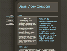 Tablet Screenshot of davisvideocreations.com